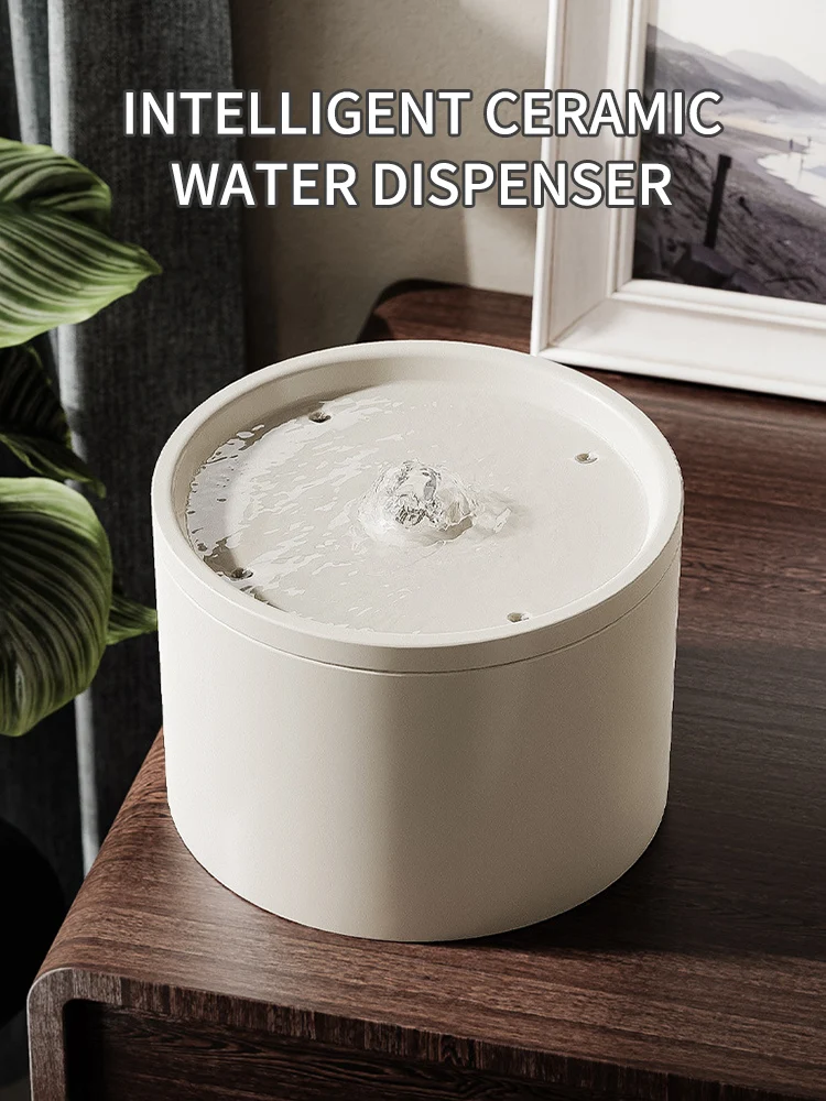 Water Dispenser Cat Automatic Water Dispenser, Pet Ceramic Bowl, Dog Bowl Water Dispenser, Circulation And Flow Water Dispenser Cat Automatic Water Dispenser, Pet Ceramic Bowl, Dog Bowl Water Dispenser, Circulation And Flow - Image 12