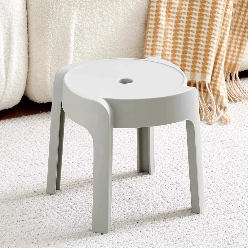 Luxury Household Foot Stool Plastic Fashion Designer Entryway Bench Stool Adults Creative Leisure Tabouret Unique Furniture Luxury Household Foot Stool Plastic Fashion Designer Entryway Bench Stool Adults Creative Leisure Tabouret Unique Furniture - Image 7