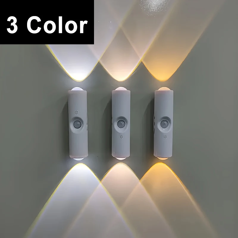 Intelligente Sensor-Wandleuchte Usb-Aufladbar Bewegungsmelder Nachtlicht Led Magnetischer Strahler Für Schlafzimmer Flur Treppe Intelligente Sensor-Wandleuchte Usb-Aufladbar Bewegungsmelder Nachtlicht Led Magnetischer Strahler Für Schlafzimmer Flur Treppe - Image 7