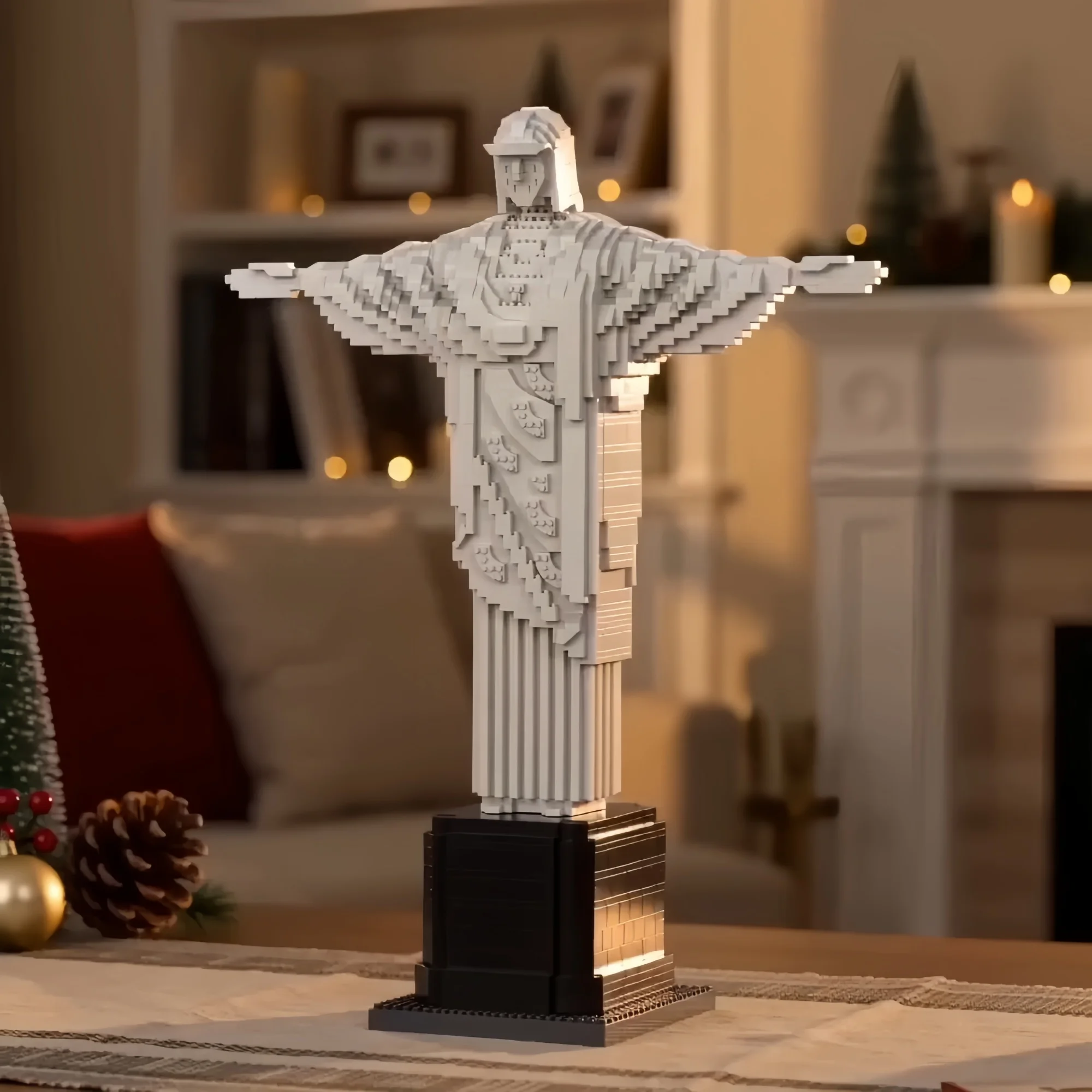 Knew Built 2787 Teile 45Cm Christus Der Erlöser Modell: Episches Brasilien-Wahrzeichen Mikro-Bausteine, Weltarchitektur Diy-Set, Heiliges Geschenk Knew Built 2787 Teile 45Cm Christus Der Erlöser Modell: Episches Brasilien-Wahrzeichen Mikro-Bausteine, Weltarchitektur Diy-Set, Heiliges Geschenk