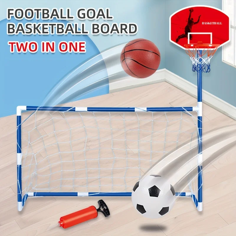2-In-1 Fußball Tor &Amp; Basketball Korb: Spaß Eltern-Kind Interaktives Sportspiel Zeug Für Kinder! Sensorisches Integrations Training, Geschenk 2-In-1 Fußball Tor &Amp; Basketball Korb: Spaß Eltern-Kind Interaktives Sportspiel Zeug Für Kinder! Sensorisches Integrations Training, Geschenk - Image 3