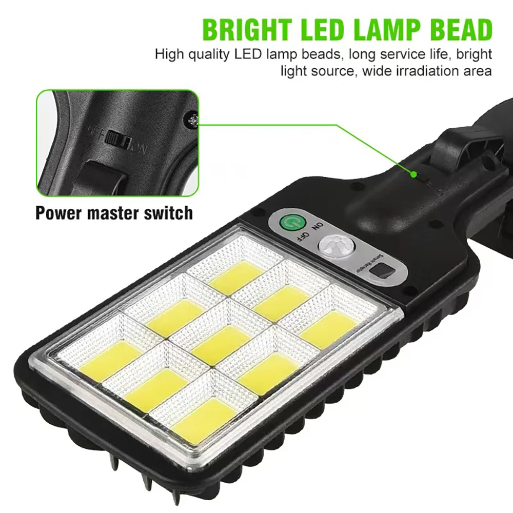 Solar Outdoor Led Wand Leuchte Mit Menschlichem Körper Wasserdicht 3 Modi Induktion Für Garten Terrasse Garage Innenhof Und Straßen Beleuchtung Solar Outdoor Led Wand Leuchte Mit Menschlichem Körper Wasserdicht 3 Modi Induktion Für Garten Terrasse Garage Innenhof Und Straßen Beleuchtung - Image 2