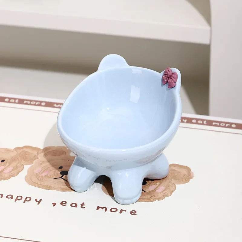 Ceramic Tilted Cat Food Bowl Elevated Cat Bowl Ergonomic Cat Food Dish Anti Vomiting Raised Cat Food Bowl Non Slip For Cats Dog Ceramic Tilted Cat Food Bowl Elevated Cat Bowl Ergonomic Cat Food Dish Anti Vomiting Raised Cat Food Bowl Non Slip For Cats Dog - Image 11