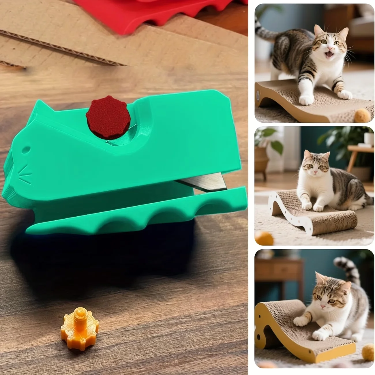 Katzenförmiger Kartonschneider – Handheld Diy Werkzeug Für Kartonstreifen Katzenförmiger Kartonschneider – Handheld Diy Werkzeug Für Kartonstreifen - Image 3