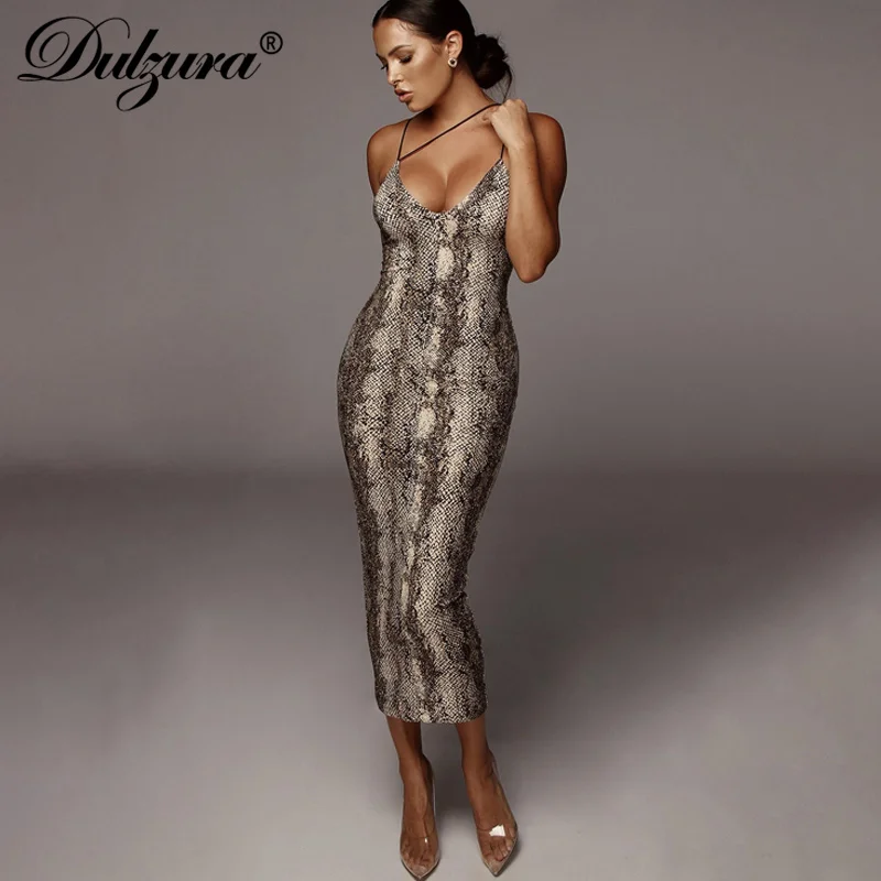 Dulzura Frauen Party Club Abend Streetwear Leopard Bodycon Midi Kleid 2024, Sommer Kleidung Großhandel Artikel Für Business Dulzura Frauen Party Club Abend Streetwear Leopard Bodycon Midi Kleid 2024, Sommer Kleidung Großhandel Artikel Für Business - Image 4
