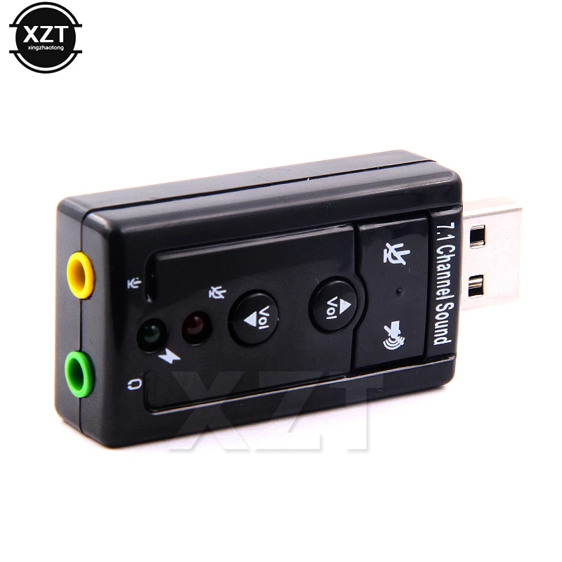 Externe Usb-Soundkarte Mini 2.0 – 7.1-Kanal-Audio, Virtueller 3D-Sound, 480 Mbit/S Für Pc, Desktop &Amp; Notebook Externe Usb-Soundkarte Mini 2.0 – 7.1-Kanal-Audio, Virtueller 3D-Sound, 480 Mbit/S Für Pc, Desktop &Amp; Notebook - Image 5