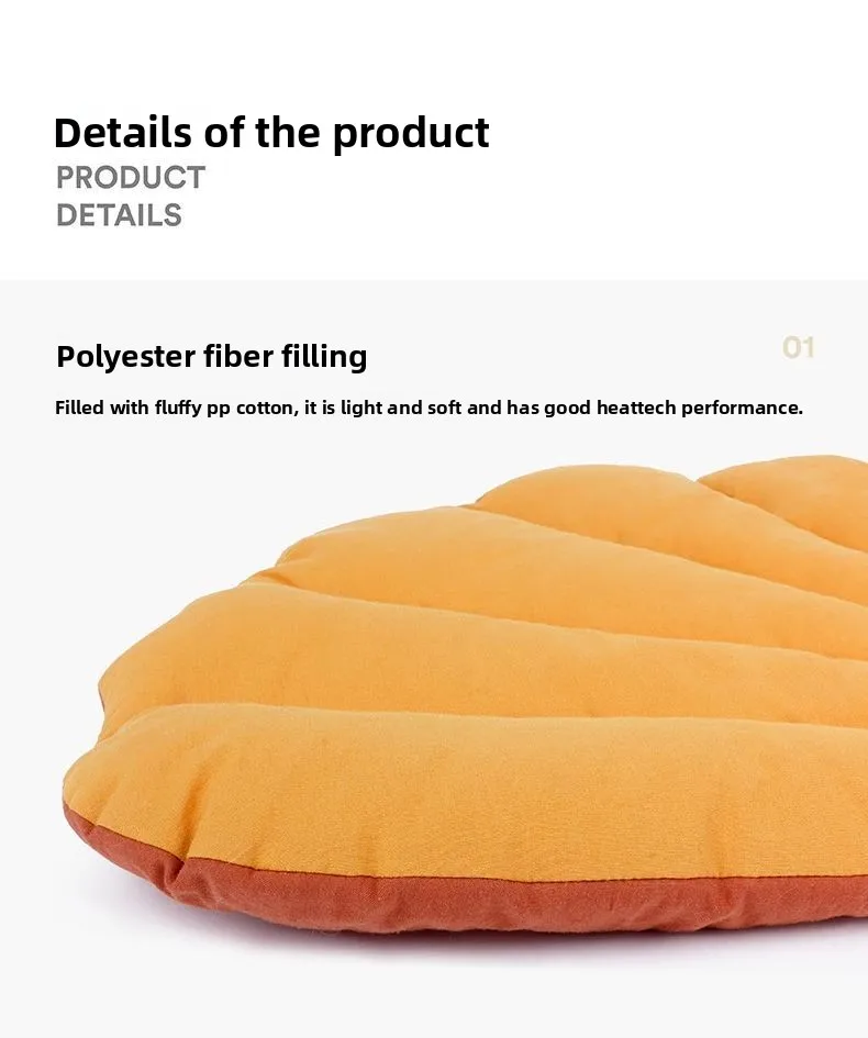 1/2Pcs Leaf Shaped Cat Bed And Pet Mat Soft Washable Reversible Non-Slip Cushion For Cats And Dogs Indoor Travel Camping Pet Bed 1/2Pcs Leaf Shaped Cat Bed And Pet Mat Soft Washable Reversible Non-Slip Cushion For Cats And Dogs Indoor Travel Camping Pet Bed - Image 16