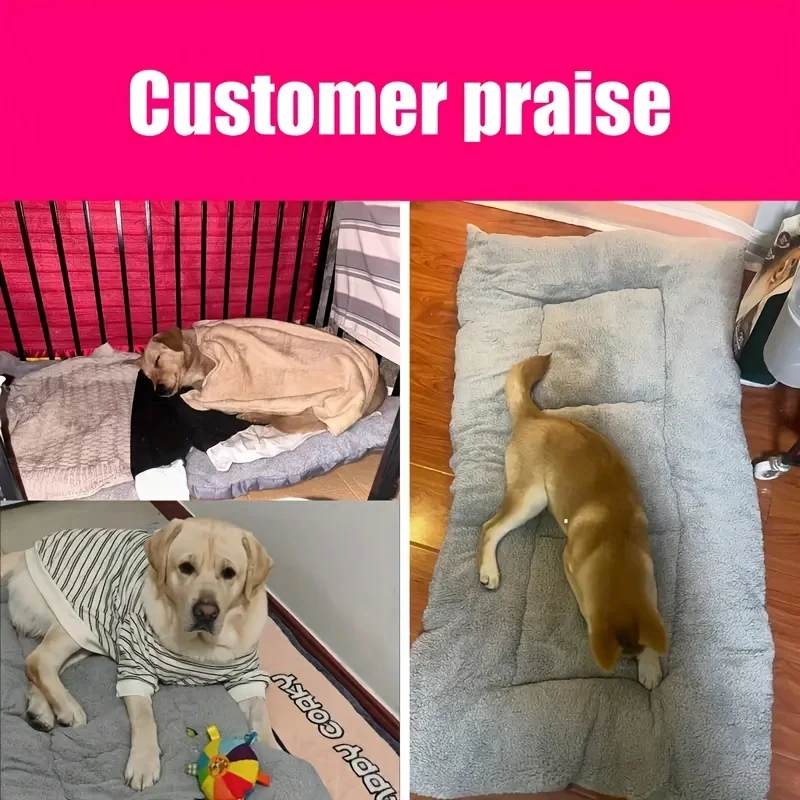 Großes, Ultra-Weiches Polyester-Haustierbett Für Hunde Und Katzen, Sofa-Kissen, Haustiermatte Für Zuhause Großes, Ultra-Weiches Polyester-Haustierbett Für Hunde Und Katzen, Sofa-Kissen, Haustiermatte Für Zuhause - Image 6