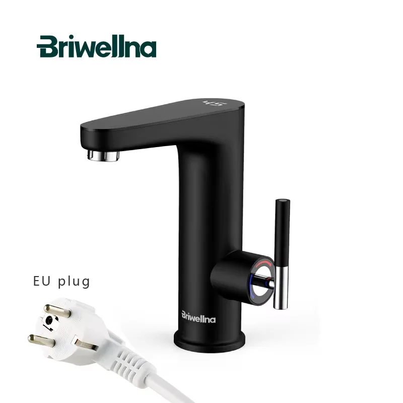 Briwellna Elektrischer Warmwasserbereiter, Warmwasserhahn, 2-In-1-Waschtischarmatur, Durchlauferhitzer, 220 V, Durchlauferhitzer, Wasserhahn Für Zuhause Briwellna Elektrischer Warmwasserbereiter, Warmwasserhahn, 2-In-1-Waschtischarmatur, Durchlauferhitzer, 220 V, Durchlauferhitzer, Wasserhahn Für Zuhause - Image 3