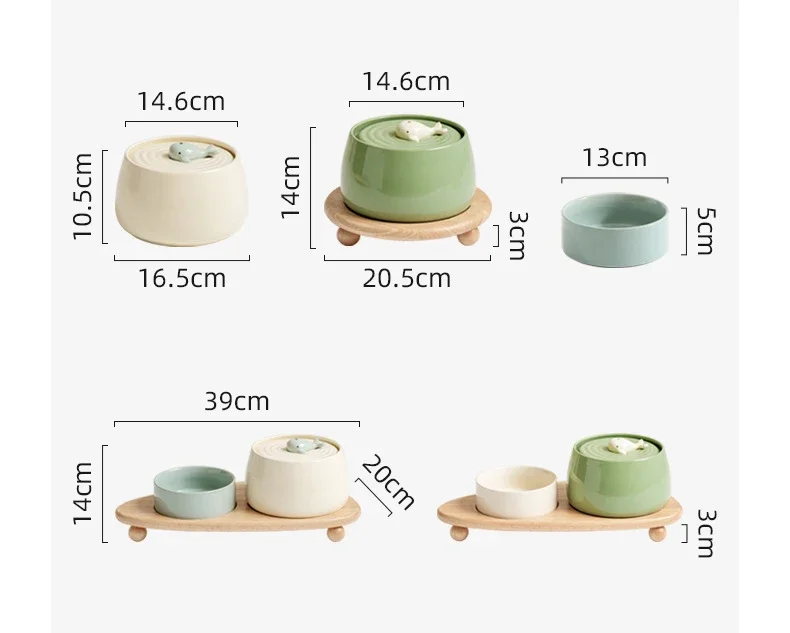Ceramic Water Fountain Cat Charging Pet Water Feeders Dogs Automatic Circulating Filtration Flow Water Dispenser Cat Accessories Ceramic Water Fountain Cat Charging Pet Water Feeders Dogs Automatic Circulating Filtration Flow Water Dispenser Cat Accessories - Image 12