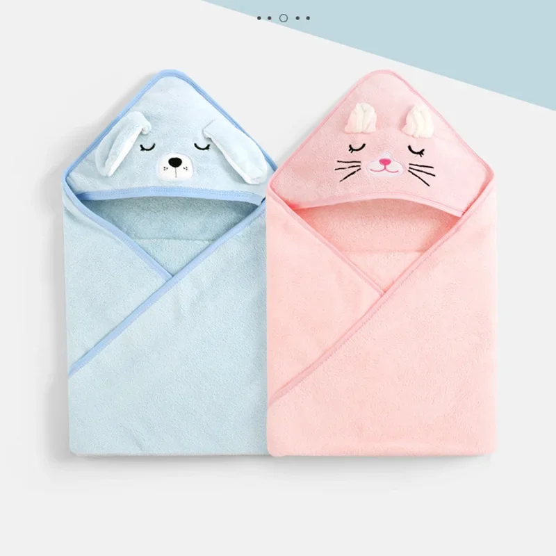 Cartoon Animal Baby Bath Towels Soft Newborn Hooded Towel Blanket Toddler Bathrobe Warm Sleeping Swaddle Wrap For Boys Girls Cartoon Animal Baby Bath Towels Soft Newborn Hooded Towel Blanket Toddler Bathrobe Warm Sleeping Swaddle Wrap For Boys Girls - Image 5