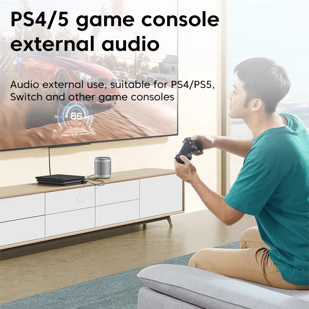 Usb Auf 3,5-Mm-Kopfhörer-Adapter – Audio-Konverter Für Notebook, Pc &Amp; Ps4 Mit 3,5-Mm-Klinkenanschluss Usb Auf 3,5-Mm-Kopfhörer-Adapter – Audio-Konverter Für Notebook, Pc &Amp; Ps4 Mit 3,5-Mm-Klinkenanschluss - Image 4