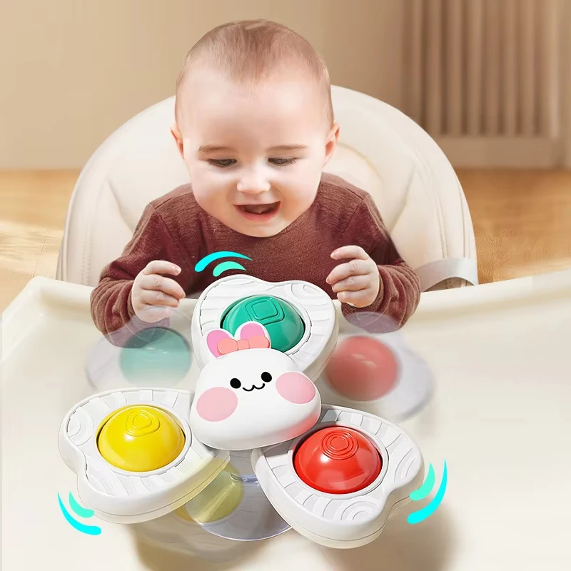 Baby Sucker Spinning Toys Children Bath Montessori Education Rotating 3 Years Bathroom Toys For Toddler Infant Toys For Baby Baby Sucker Spinning Toys Children Bath Montessori Education Rotating 3 Years Bathroom Toys For Toddler Infant Toys For Baby - Image 5