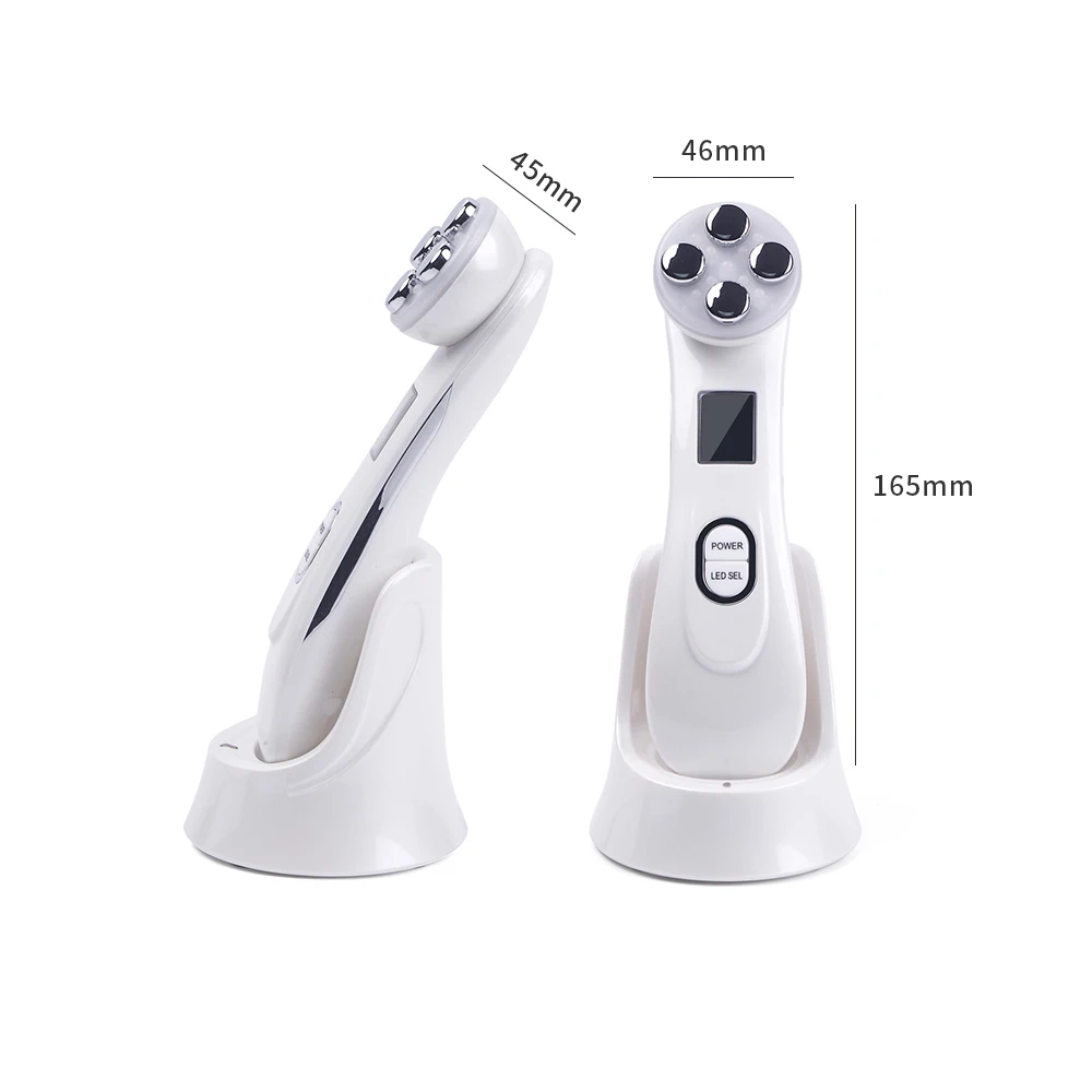 Facelifting-Maschine Ems Mikrostrom Gesichtshaut Festes Massagegerät Led Photon Verjüngung Schönheitsgerät Facelifting-Maschine Ems Mikrostrom Gesichtshaut Festes Massagegerät Led Photon Verjüngung Schönheitsgerät - Image 5