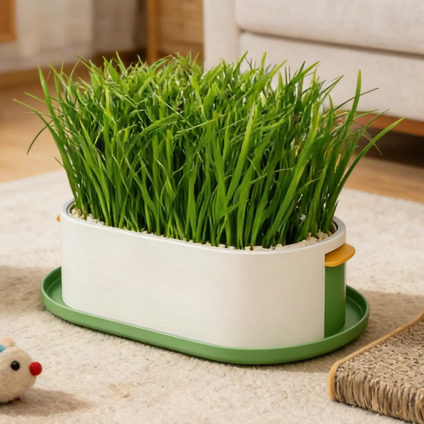 Cat Snack Grass Box Cat Catnip Grass Grow Station Soilless Planting Cat Grass Pot For Kitten Snack Pet Eating Cat Snack Grass Box Cat Catnip Grass Grow Station Soilless Planting Cat Grass Pot For Kitten Snack Pet Eating - Image 11