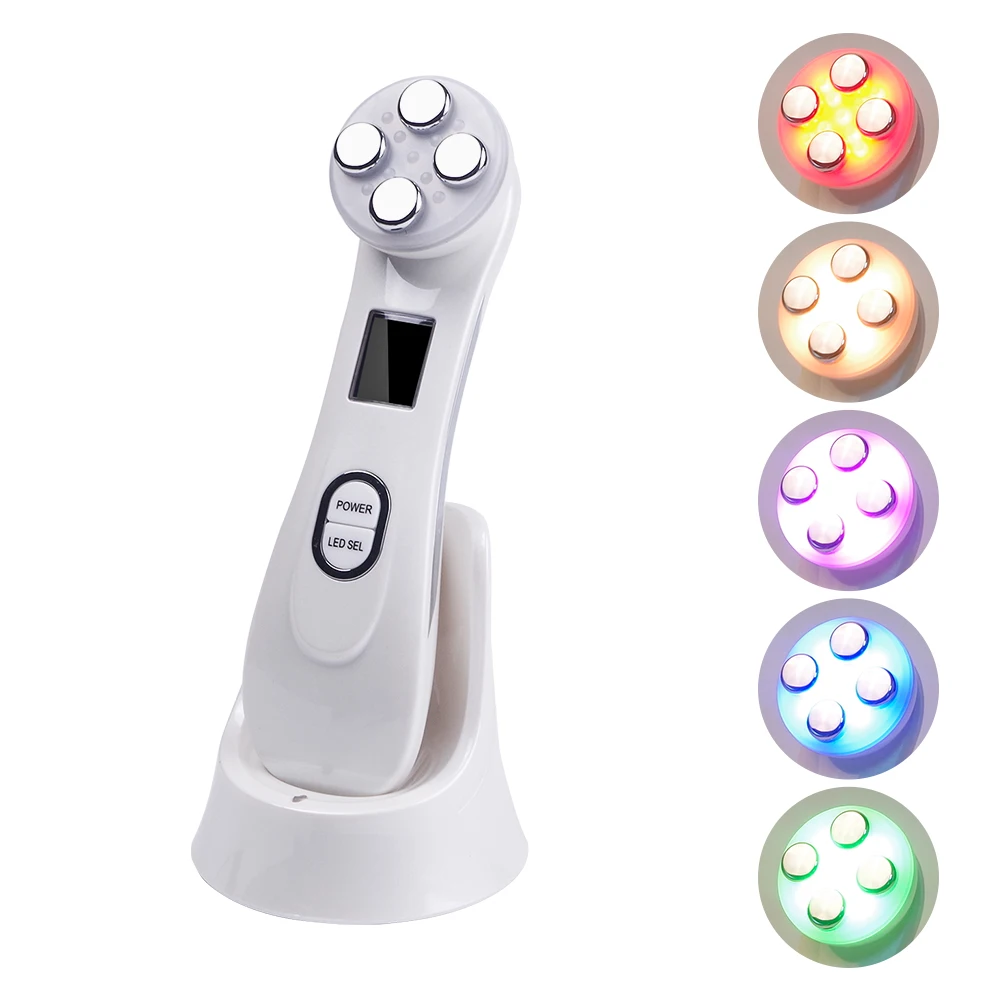 Facelifting-Maschine Ems Mikrostrom Gesichtshaut Festes Massagegerät Led Photon Verjüngung Schönheitsgerät Facelifting-Maschine Ems Mikrostrom Gesichtshaut Festes Massagegerät Led Photon Verjüngung Schönheitsgerät