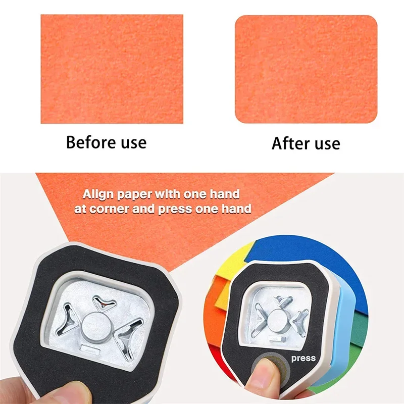Eckenrunder 3-In-1 Metall-Kunststoff-Design Für Scrapbooking, Karten Und Bastelarbeiten, Für Papier 4Mm/7Mm/10Mm Eckenrunder 3-In-1 Metall-Kunststoff-Design Für Scrapbooking, Karten Und Bastelarbeiten, Für Papier 4Mm/7Mm/10Mm - Image 3