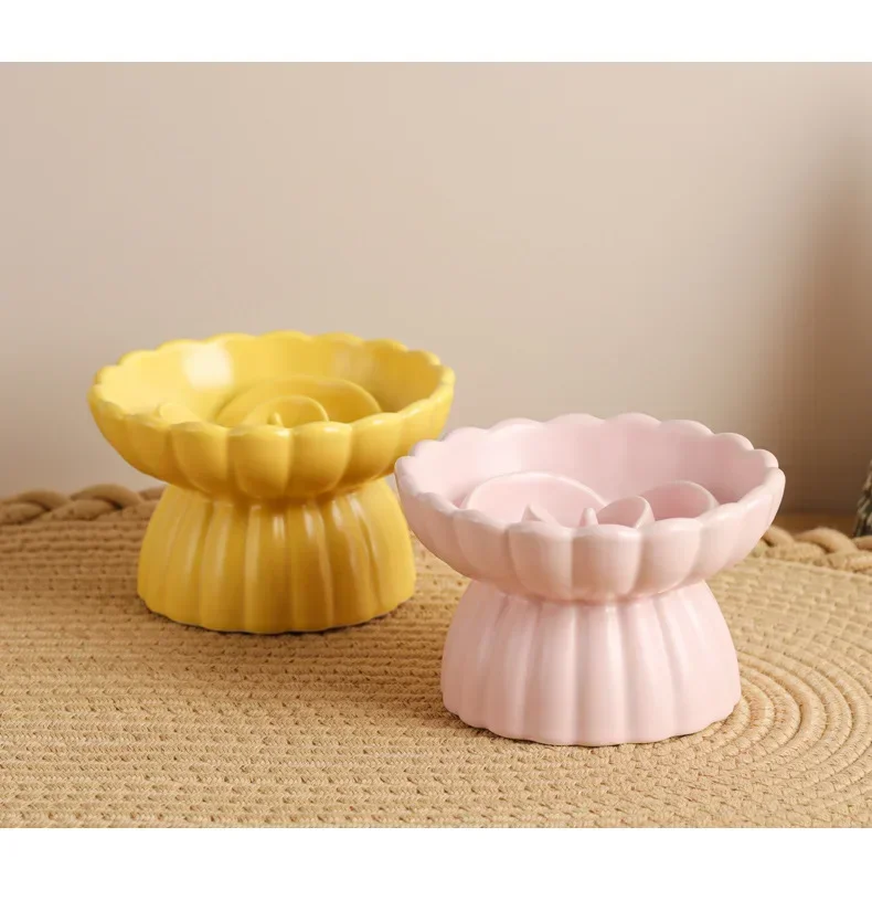 Cat Food Bowl Ceramic Elevated Cats Small Dogs Slow Feed Bowls Anti-Choking Pet Eating Feeders Anti-Gulping Puppy Supplies Cat Food Bowl Ceramic Elevated Cats Small Dogs Slow Feed Bowls Anti-Choking Pet Eating Feeders Anti-Gulping Puppy Supplies - Image 17