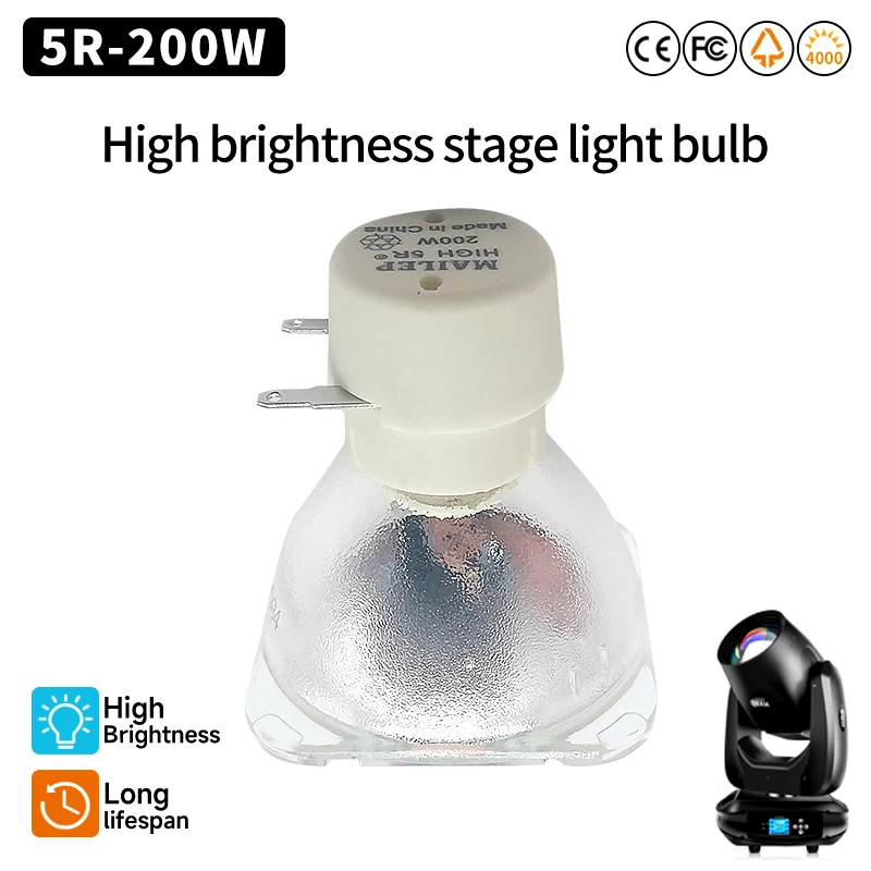 Professionelle 200W Moving Head Bühnenbeleuchtung Mit 5R Beam Professionelle 200W Moving Head Bühnenbeleuchtung Mit 5R Beam - Image 2