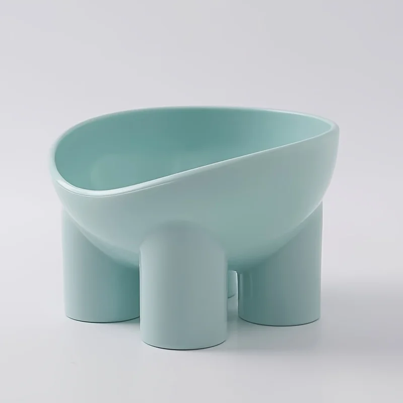 Elevated Cat Bowl With Stand - Durable Plastic Pet Food &Amp; Water Dish, Sleek Modern Neck-Friendly Feeding For Cats &Amp; Dogs Elevated Cat Bowl With Stand - Durable Plastic Pet Food &Amp; Water Dish, Sleek Modern Neck-Friendly Feeding For Cats &Amp; Dogs - Image 5