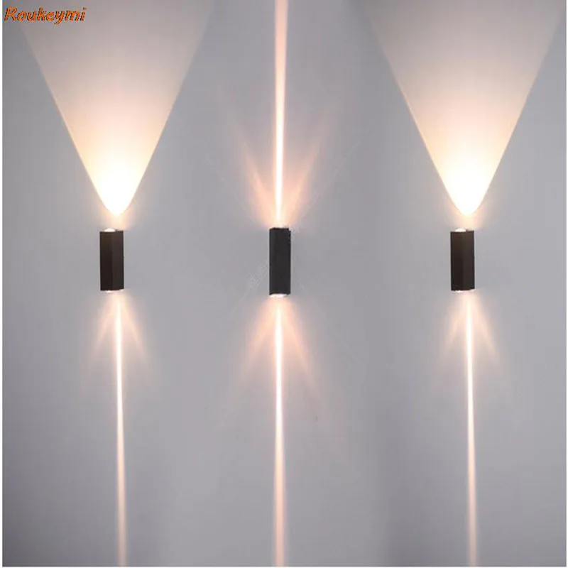 Led Wasserdichte Wand Lampe Indoor &Amp; Outdoor Ip65 Aluminium Up Und Unten Beleuchtung 2X3W Cree Chips Veranda Garten Schlafzimmer Bad Led Wasserdichte Wand Lampe Indoor &Amp; Outdoor Ip65 Aluminium Up Und Unten Beleuchtung 2X3W Cree Chips Veranda Garten Schlafzimmer Bad - Image 2