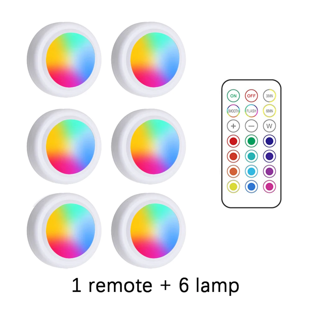 Rgb Led Unterschrankleuchten Mit Fernbedienung – Kabellose, Dimmbare Batterieleuchten Für Küche Und Zuhause Rgb Led Unterschrankleuchten Mit Fernbedienung – Kabellose, Dimmbare Batterieleuchten Für Küche Und Zuhause - Image 8