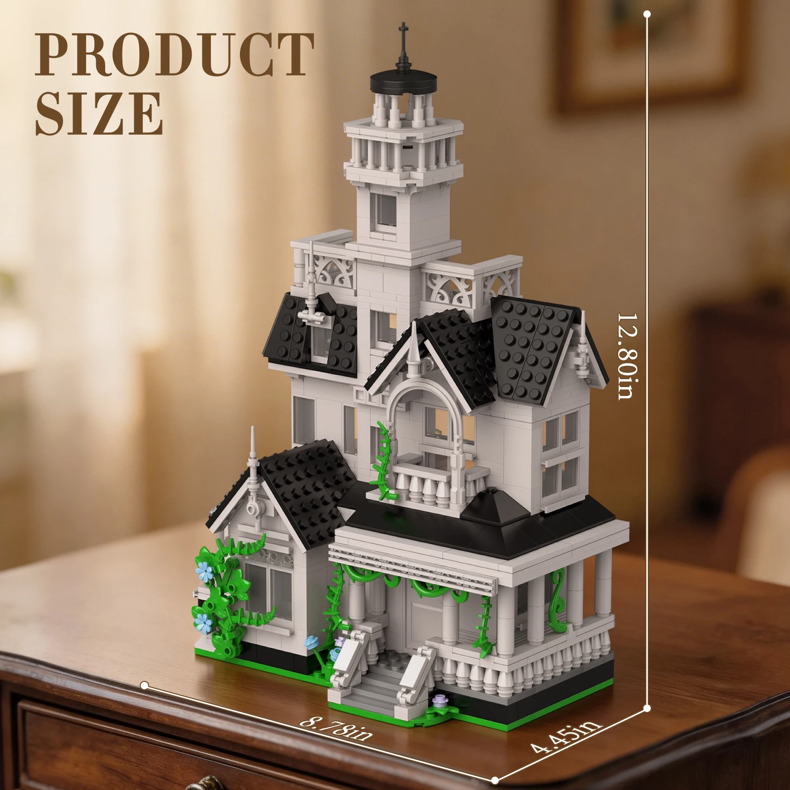 1162 Magisches Haus Modellbausatz Moc Bausteine Mit Beleuchtung Schloss-Konstruktionsspielzeug Für Erwachsene Unisex Heimdekoration Geschenke 1162 Magisches Haus Modellbausatz Moc Bausteine Mit Beleuchtung Schloss-Konstruktionsspielzeug Für Erwachsene Unisex Heimdekoration Geschenke - Image 6
