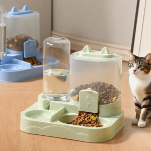 Cat Bowl Automatic Feeder Water And Food Integrated Pet Food Dispenser For Small Medium Dispenser Cute Water Dispenser