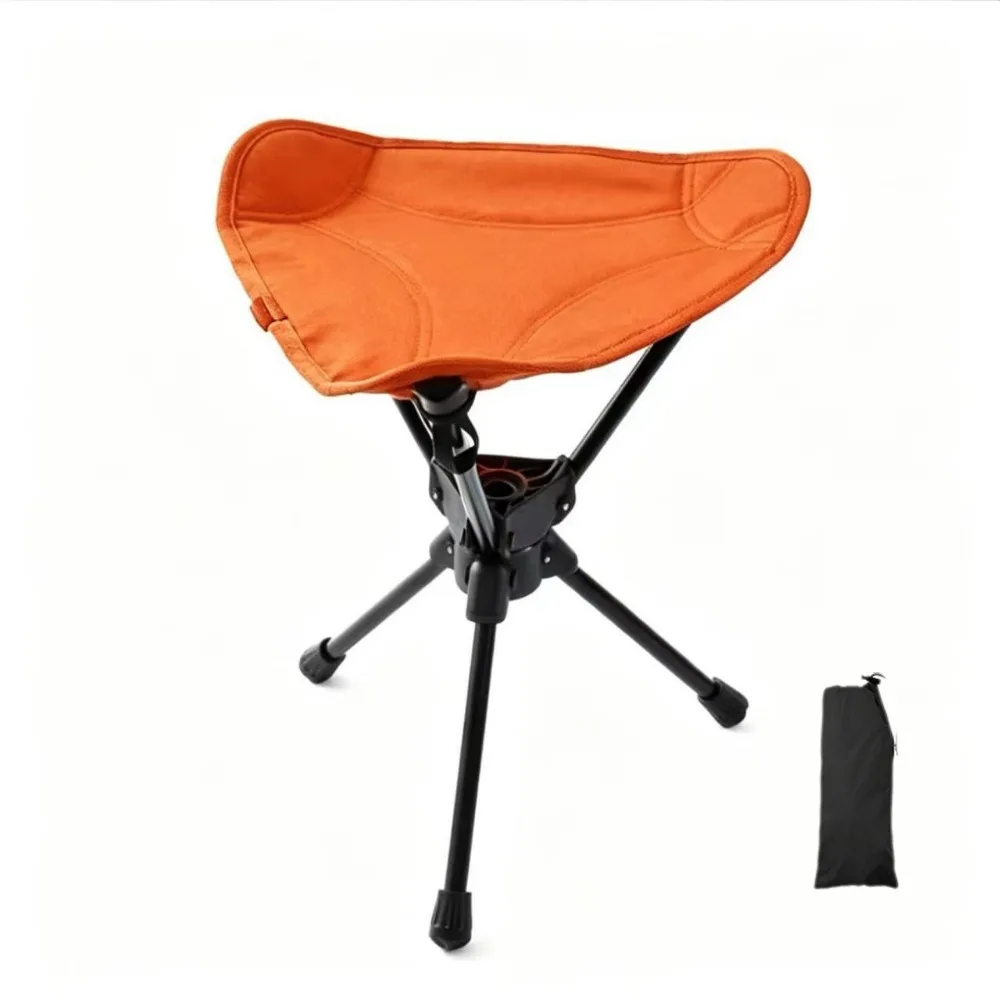 Three Legged Folding Rotating Stool Foldable Strong Load-Bearing Camping Stool Wear-Resistant Multifunctional Mazza Stool Three Legged Folding Rotating Stool Foldable Strong Load-Bearing Camping Stool Wear-Resistant Multifunctional Mazza Stool - Image 7