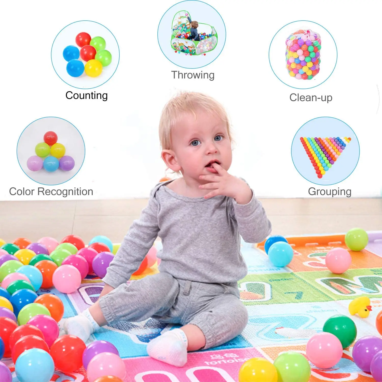 50Pcs Baby Plastic Balls Water Pool Ocean Ball Games For Children Swim Pit Play House Outdoors Sport Ball Tents Baby Toys 50Pcs Baby Plastic Balls Water Pool Ocean Ball Games For Children Swim Pit Play House Outdoors Sport Ball Tents Baby Toys - Image 6