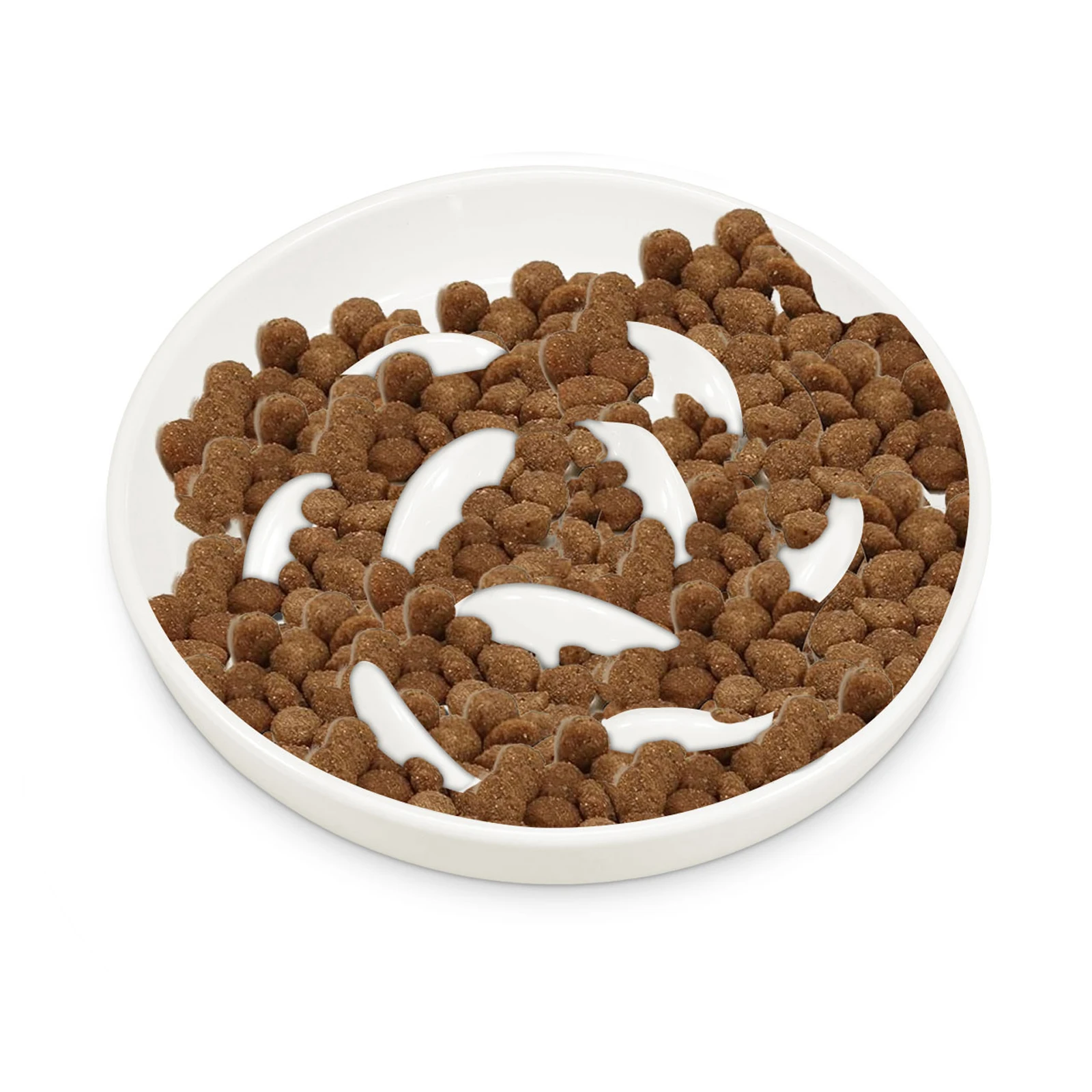 Cat Bowl Slow Feeder Non Slip Mat Raised Edge Pets Eating Anti Vomiting Ceramic Bowl Reusable Healthy Anti-Choking Cat Bowl Slow Feeder Non Slip Mat Raised Edge Pets Eating Anti Vomiting Ceramic Bowl Reusable Healthy Anti-Choking - Image 8