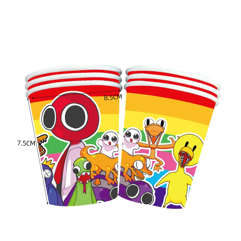 Neue Regenbogen-Freunde Geburtstagsparty-Dekoration Tischzubehör Happy Birthday Banner Tortendekoration Partyzubehör Hintergrund Ballons Neue Regenbogen-Freunde Geburtstagsparty-Dekoration Tischzubehör Happy Birthday Banner Tortendekoration Partyzubehör Hintergrund Ballons - Image 6