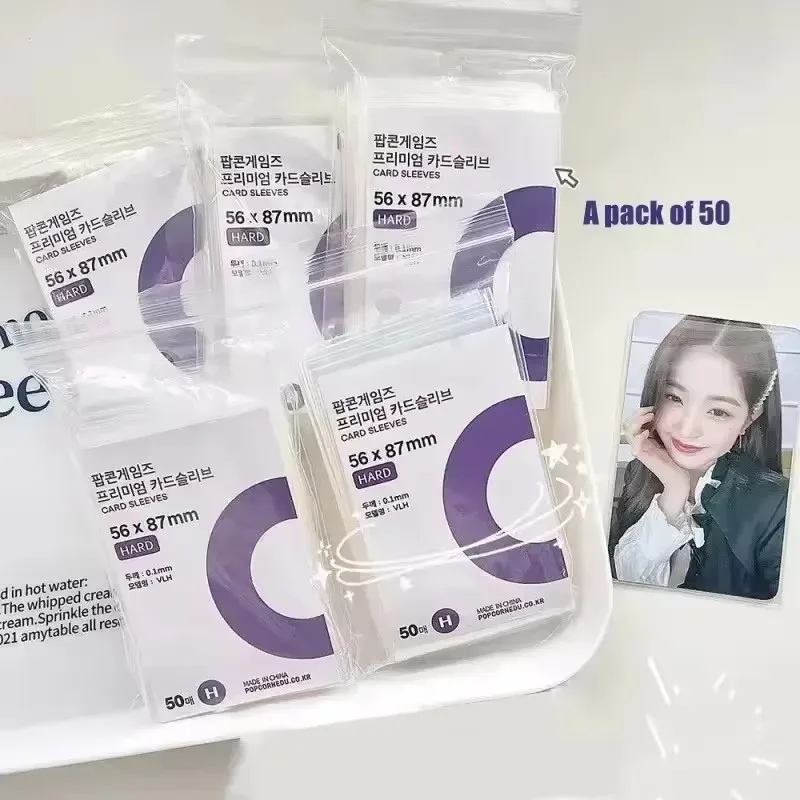 Ultradünne Transparente Kartenhüllen – Klare Schutzhüllen Für Fotokarten, Sammelkarten, K-Pop Photocards Und Kreditkarten Ultradünne Transparente Kartenhüllen – Klare Schutzhüllen Für Fotokarten, Sammelkarten, K-Pop Photocards Und Kreditkarten - Image 3