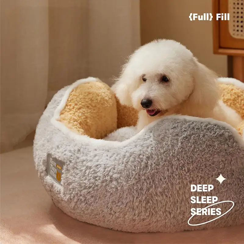Warm Super Cat Bed Sleeping Cat Nest Soft Long Plush Best Pet Dog Bed For Dogs Basket Cushion Cat Bed Cat Mat Animals Sleeping Warm Super Cat Bed Sleeping Cat Nest Soft Long Plush Best Pet Dog Bed For Dogs Basket Cushion Cat Bed Cat Mat Animals Sleeping - Image 3