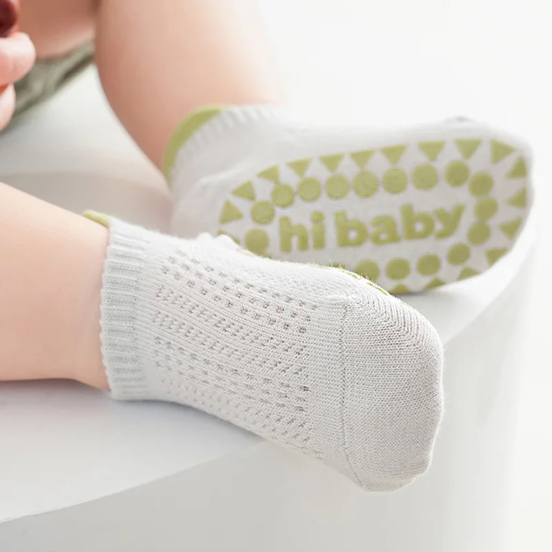 6 Pairs Baby Boys Girls Cotton Non-Slip Floor Socks Summer For Toddler Kids Indoor Activities Learn To Walk Ankle Socks 6 Pairs Baby Boys Girls Cotton Non-Slip Floor Socks Summer For Toddler Kids Indoor Activities Learn To Walk Ankle Socks - Image 3