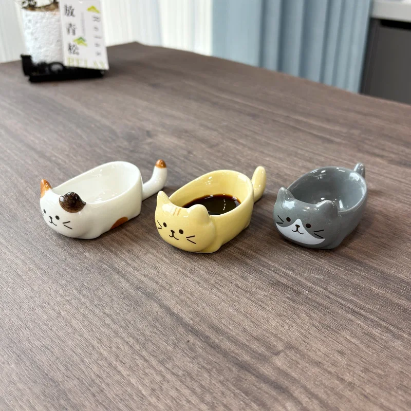 Seasoning Dish Cute Cat Ceramic Seasoning Dipping Dish Chopstick Holder Creative Plate Snack Seasoning Dish Ceramic Plate Home Seasoning Dish Cute Cat Ceramic Seasoning Dipping Dish Chopstick Holder Creative Plate Snack Seasoning Dish Ceramic Plate Home - Image 10