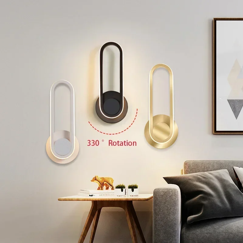 Moderne Drehbare Led-Wandleuchte Für Gang, Treppe, Schlafzimmer, Nachttisch, Wohnzimmer, Esszimmer, Balkon, Innenbeleuchtung, Wandleuchte Moderne Drehbare Led-Wandleuchte Für Gang, Treppe, Schlafzimmer, Nachttisch, Wohnzimmer, Esszimmer, Balkon, Innenbeleuchtung, Wandleuchte