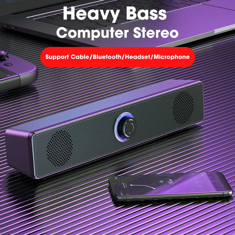 4D Bluetooth-Surround-Soundbar Mit Subwoofer – Heimkino-Lautsprecher Für Tv &Amp; Computer, Stereo-Sound Und Starker Bass 4D Bluetooth-Surround-Soundbar Mit Subwoofer – Heimkino-Lautsprecher Für Tv &Amp; Computer, Stereo-Sound Und Starker Bass - Image 3