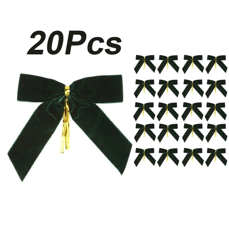 10/20 Stück Samtschleifen Für Weihnachtsbaumdekoration, Kranz, Girlande, Samtschleife Mit Gedrehter Krawatte, Weihnachtssamtschleifen, Weihnachtsfeiertage 10/20 Stück Samtschleifen Für Weihnachtsbaumdekoration, Kranz, Girlande, Samtschleife Mit Gedrehter Krawatte, Weihnachtssamtschleifen, Weihnachtsfeiertage - Image 6