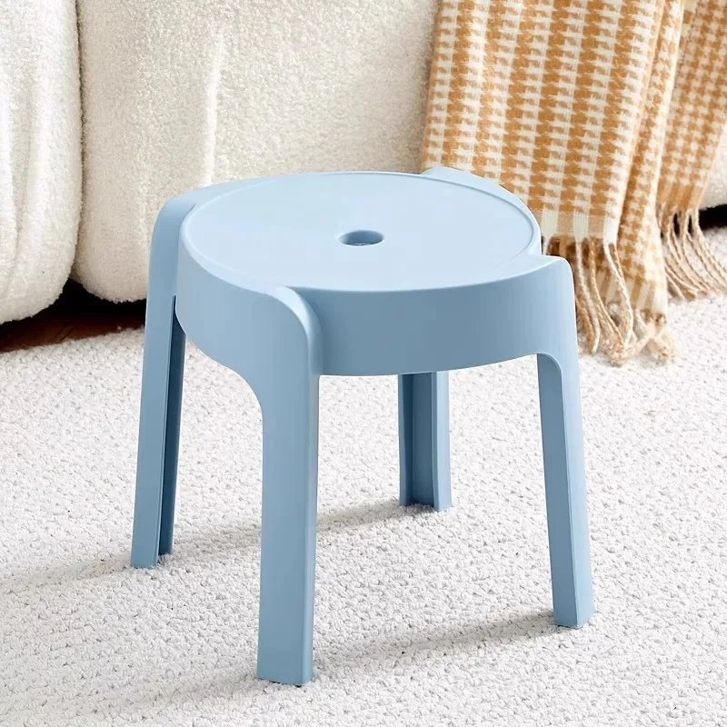 Luxury Household Foot Stool Plastic Fashion Designer Entryway Bench Stool Adults Creative Leisure Tabouret Unique Furniture Luxury Household Foot Stool Plastic Fashion Designer Entryway Bench Stool Adults Creative Leisure Tabouret Unique Furniture - Image 9