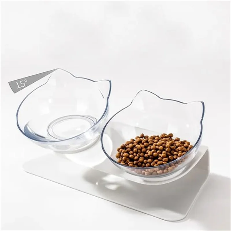 Cat Bowls, Cat Food Bowls Elevated Tilted, Anti Vomiting Kitty Bowl For Puppy And Bunny, Orthopedic For Indoor Cats Cat Bowls, Cat Food Bowls Elevated Tilted, Anti Vomiting Kitty Bowl For Puppy And Bunny, Orthopedic For Indoor Cats - Image 3