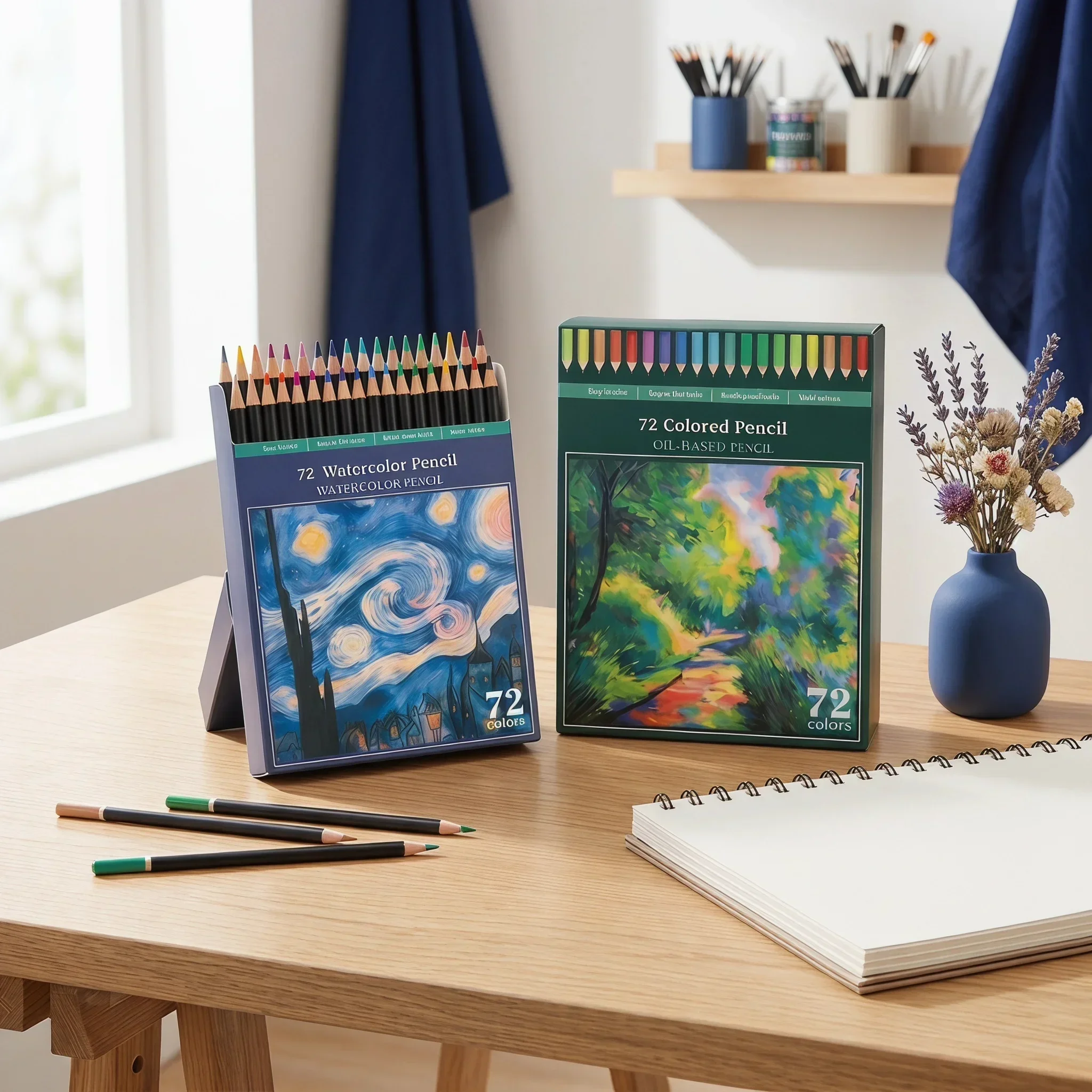 Aquarellbuntstifte Set – Weiche Mine Mit Lebendigen Farben Zum Ausmalen Und Zeichnen Für Erwachsene Aquarellbuntstifte Set – Weiche Mine Mit Lebendigen Farben Zum Ausmalen Und Zeichnen Für Erwachsene - Image 5
