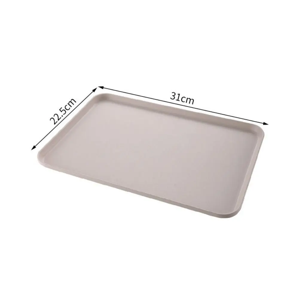 Kunststoff-Aufbewahrungstablett Aus Weizenstroh, Umweltfreundlich, Großes Fassungsvermögen, Service-Dessert-Palette, Exquisites Rechteckiges Serviertablett Für Den Schreibtisch Kunststoff-Aufbewahrungstablett Aus Weizenstroh, Umweltfreundlich, Großes Fassungsvermögen, Service-Dessert-Palette, Exquisites Rechteckiges Serviertablett Für Den Schreibtisch - Image 8