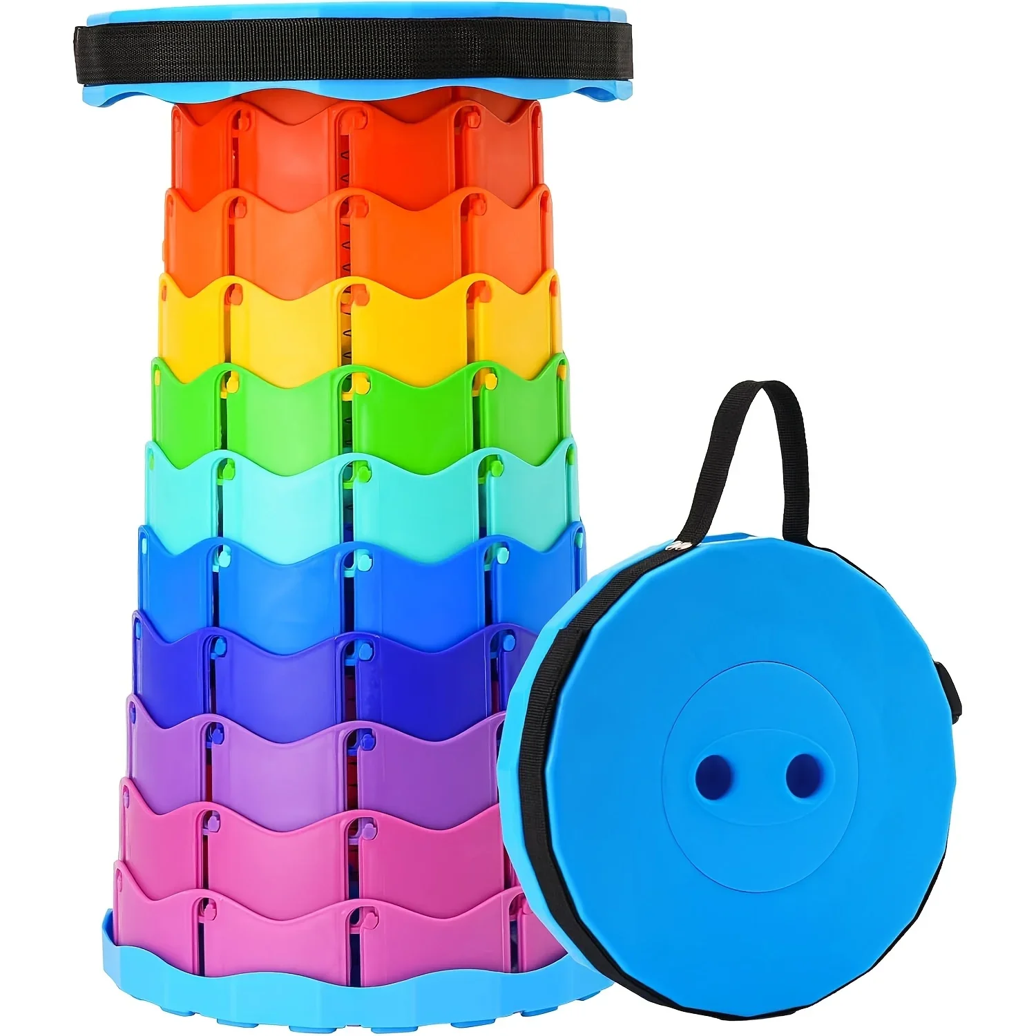 Upgraded Foldable Stool Thickened, Portable Collapsible Stool Retractable Stool For Fishing, Hiking Tours, Bbq, Parties, Outdoor Upgraded Foldable Stool Thickened, Portable Collapsible Stool Retractable Stool For Fishing, Hiking Tours, Bbq, Parties, Outdoor - Image 15
