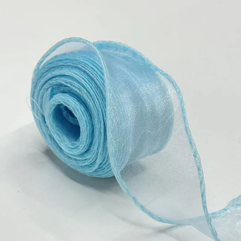 40Mm 10 Yards Fischschwanz-Organzaband, Reflektierendes, Irisierendes Band Mit Gewelltem Rand Für Geschenkverpackungen, Diy-Schleifen, Blumensträuße, Voile-Bänder 40Mm 10 Yards Fischschwanz-Organzaband, Reflektierendes, Irisierendes Band Mit Gewelltem Rand Für Geschenkverpackungen, Diy-Schleifen, Blumensträuße, Voile-Bänder - Image 13