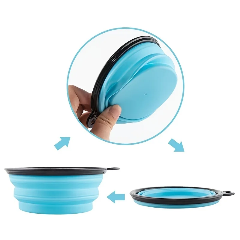 Portable Pet Food Bowl Durable Tpr Bowl Cat And Dog Food Pet Silicone Collapsible Bowl Portable Travel Outdoor Water Food Bowl Portable Pet Food Bowl Durable Tpr Bowl Cat And Dog Food Pet Silicone Collapsible Bowl Portable Travel Outdoor Water Food Bowl - Image 5