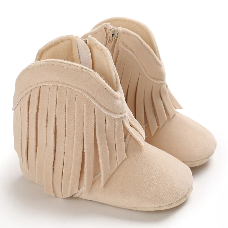 Toddler Footwear Boots Newborns Prewalkers For Unisex Baby Boys Girls Winter Keep Warm Moccasins Tassel Footwear Shoes 0-18M Toddler Footwear Boots Newborns Prewalkers For Unisex Baby Boys Girls Winter Keep Warm Moccasins Tassel Footwear Shoes 0-18M - Image 2