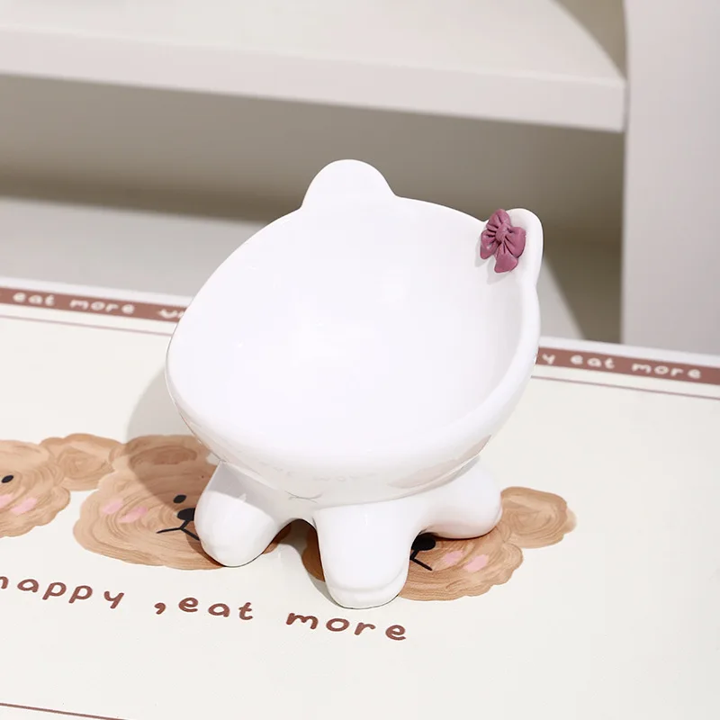 Ceramic Tilted Cat Food Bowl Elevated Cat Bowl Ergonomic Cat Food Dish Anti Vomiting Raised Cat Food Bowl Non Slip For Cats Dog Ceramic Tilted Cat Food Bowl Elevated Cat Bowl Ergonomic Cat Food Dish Anti Vomiting Raised Cat Food Bowl Non Slip For Cats Dog - Image 8