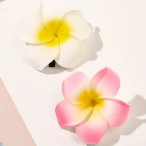 2er-Set Boho-Stil Übergroße Kunstblumen-Haarspangen, Elegante Strand-Haarschmuck-Haarklammern, Haarspangen, Haarschmuck für die Schule, Rosa Haarspangen, Urlaubsoutfits für Damen, Mädchenhaft, Haaraccessoires, Valentinstags-Accessoires, Frühling, Haarnadeln