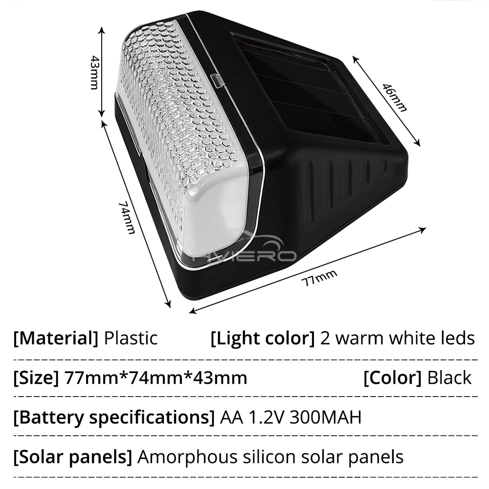 Outdoor Led Solar Wandleuchte Hecke Regendicht Garten Dekoration Schwimmbad Wasserdicht Ipx Park Treppe Schritt Zaun Rasen Beleuchtung Outdoor Led Solar Wandleuchte Hecke Regendicht Garten Dekoration Schwimmbad Wasserdicht Ipx Park Treppe Schritt Zaun Rasen Beleuchtung - Image 6